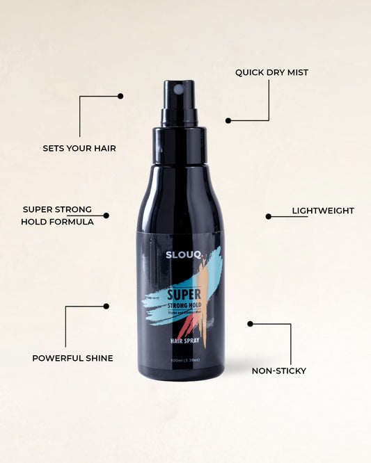 Hair Styling Spray – Non-Sticky & Rinse-Off Formula