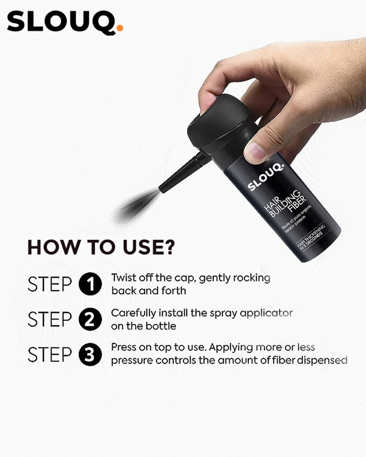 Hair Fiber Spray Applicator