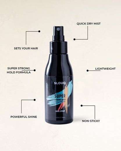 Hair Styling Spray - Non Sticky and Easy Wash Off