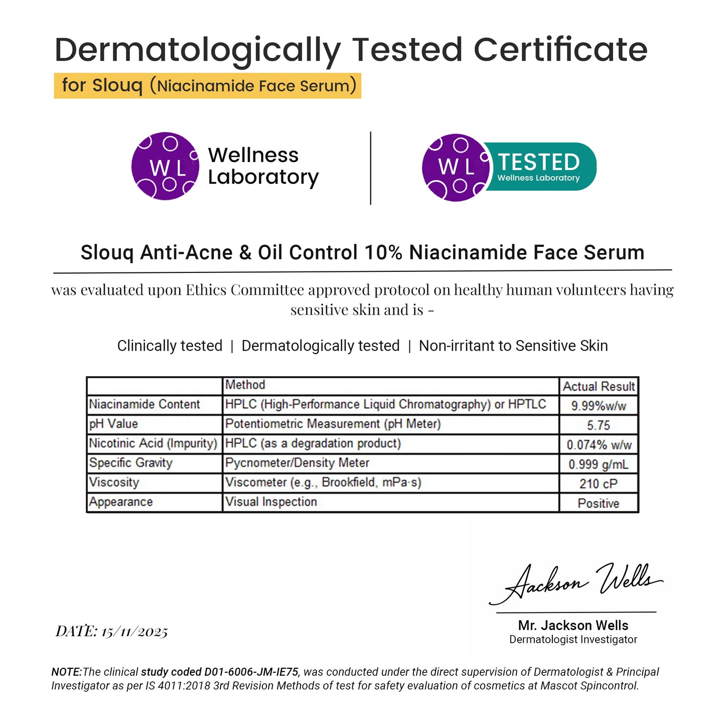 10% Niacinamide Serum for Acne Marks & Oil Control