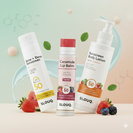 SPF50 + Pigmentation Trio For Skin & Lips Care