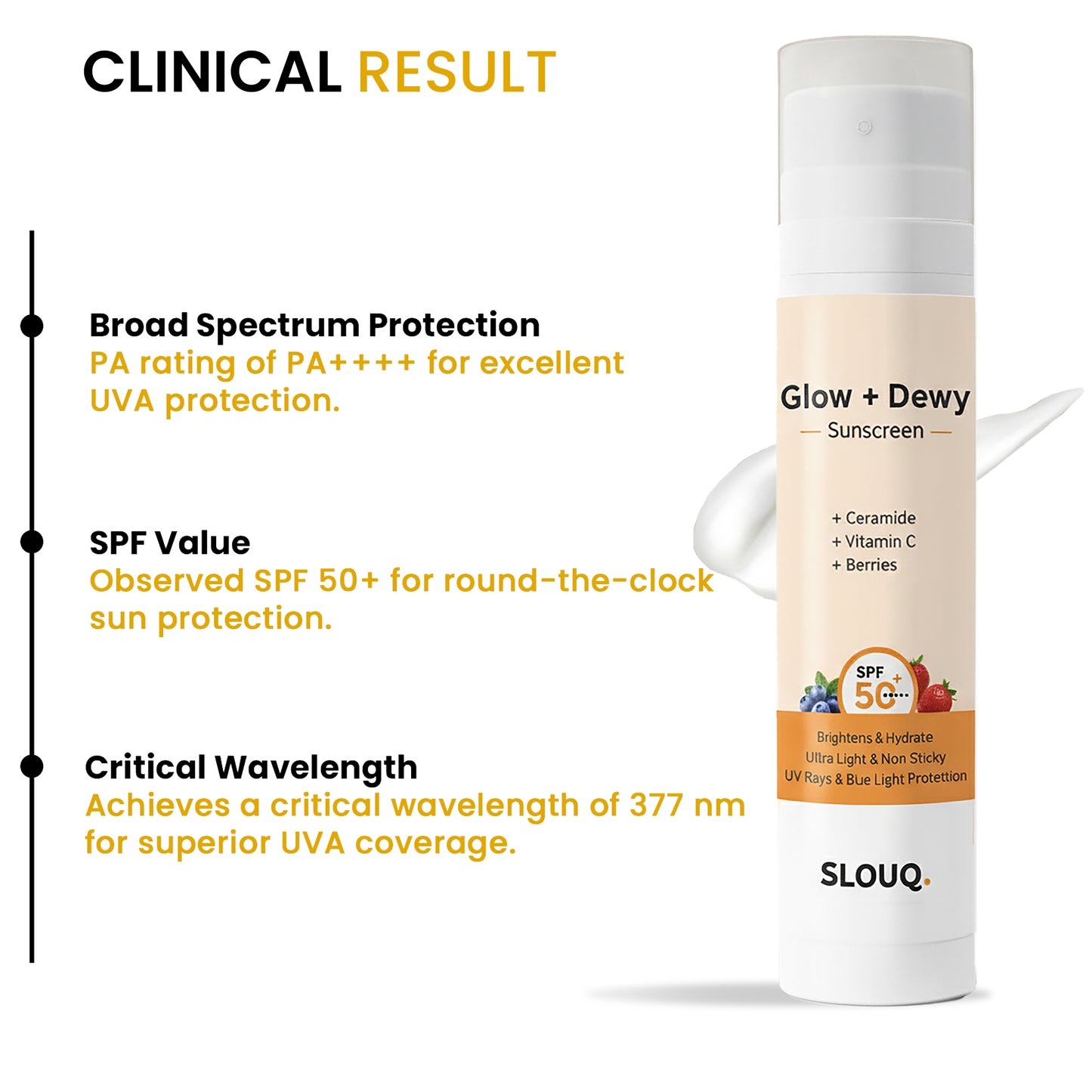 Glow+ Dewy Sunscreen SPF 50+ PA++++