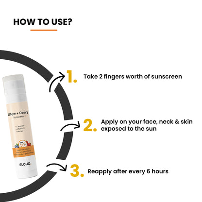 Glow+ Dewy Sunscreen SPF 50+ PA++++