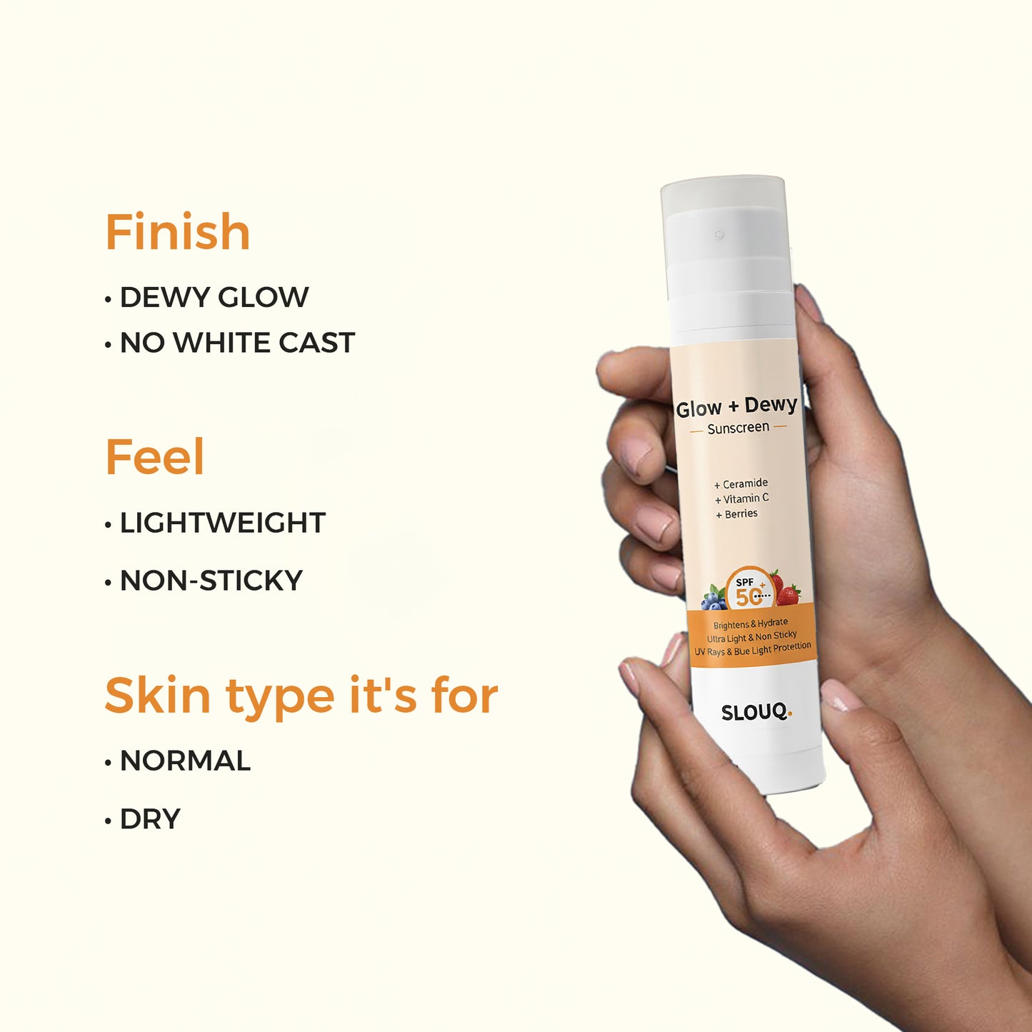 Glow+ Dewy Sunscreen SPF 50+ PA++++