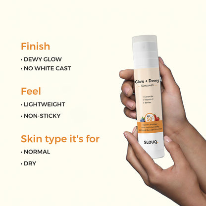 Glow+ Dewy Sunscreen SPF 50+ PA++++