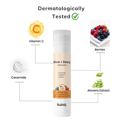 Glow+ Dewy Sunscreen SPF 50+ PA++++