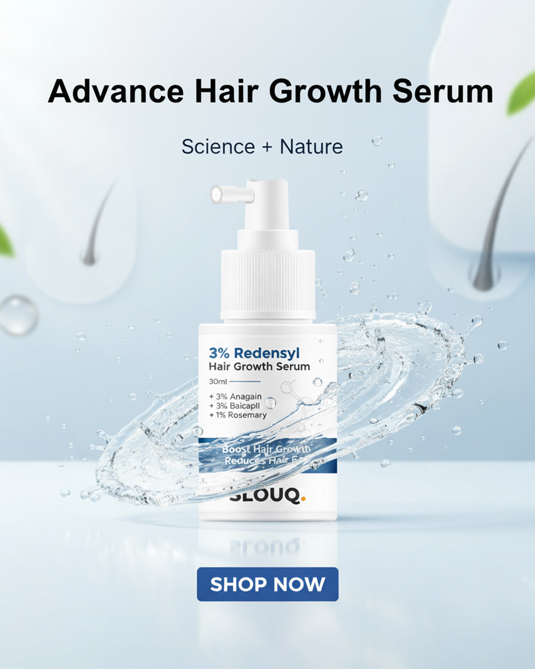 Advance Hair Growth Serum(Pack Of 2)